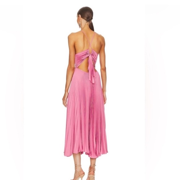 A.L.C. | Dresses | Alc Pink Halter Sundress Cocktail | Poshmark